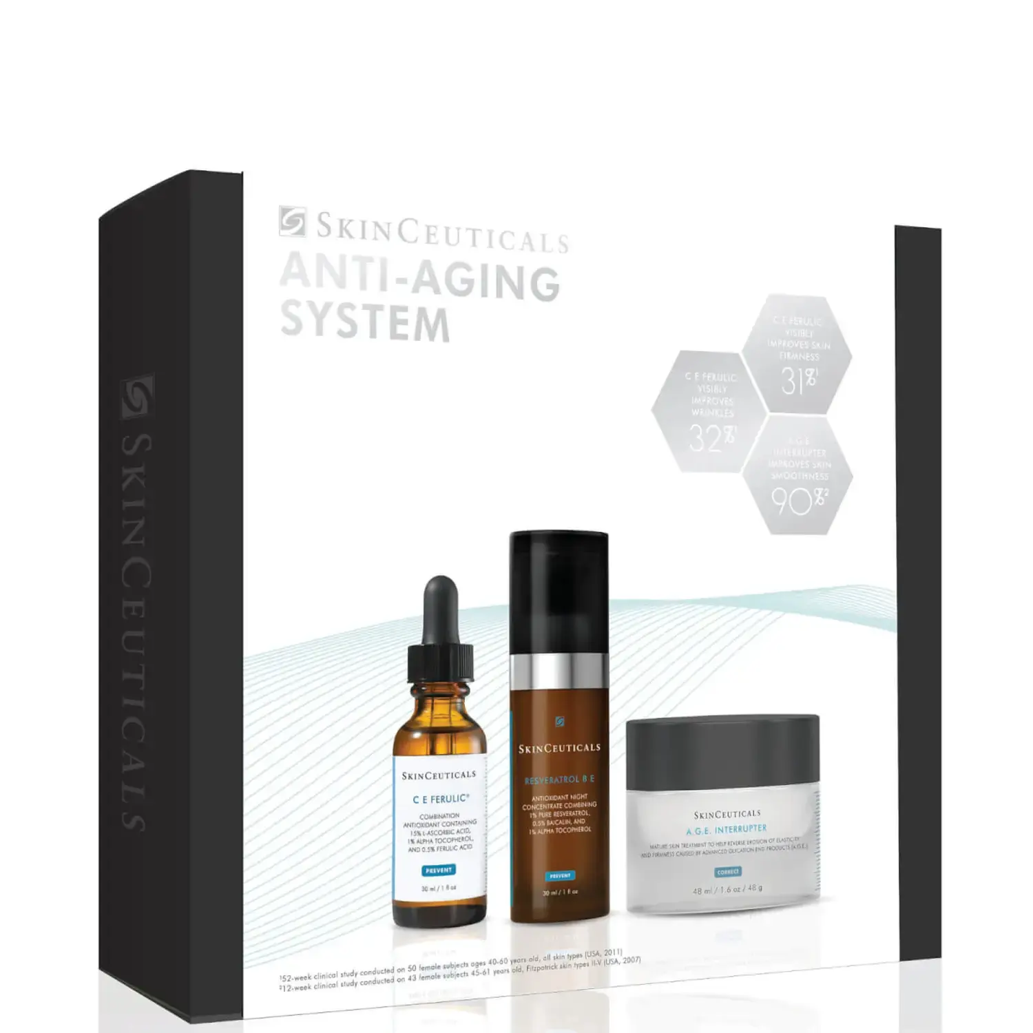 SkinCeuticals 修丽可 Anti-Aging 抗老护肤套装（价值$493）