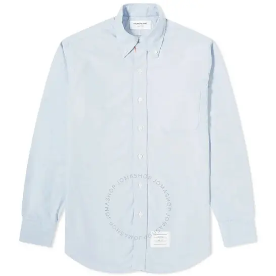 THOM BROWNE 男士浅蓝色经典牛津衬衫