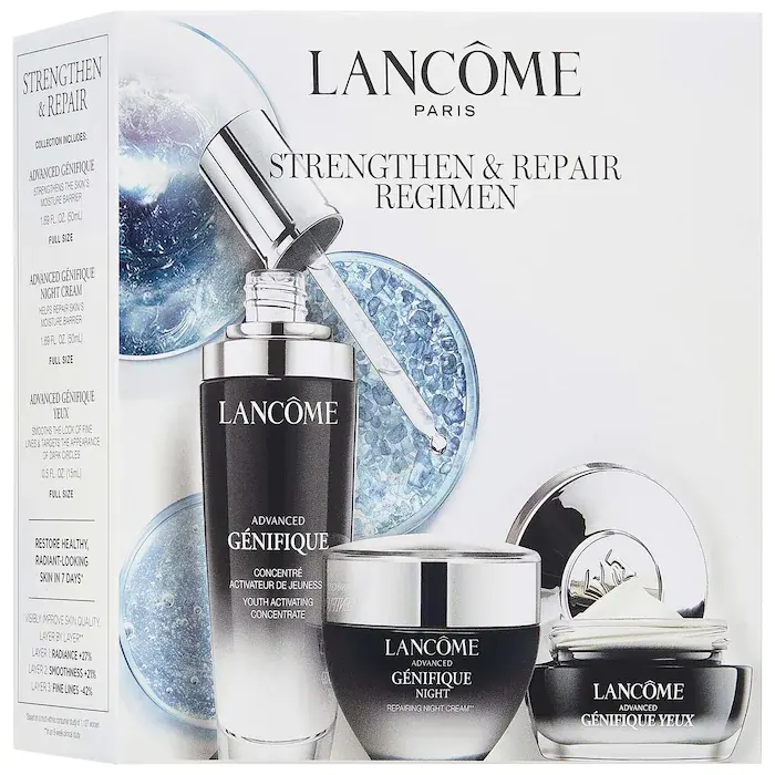 满送箐纯系列！Lancôme 兰蔻小黑瓶三件套