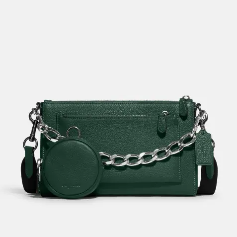 额外8.5折！Coach 蔻驰 Holden Crossbody 斜挎包绿色