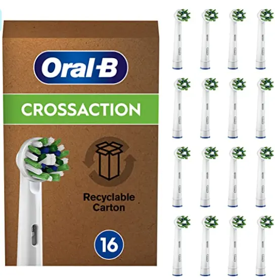 Oral-B 欧乐B Cross Action 新版多角度清洁型刷头*16支