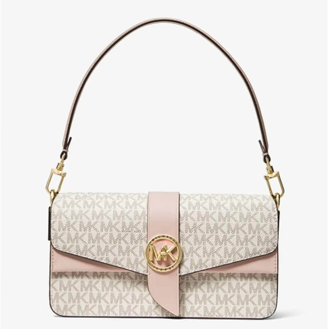 Michael Kors Greenwich 中号老花腋下包