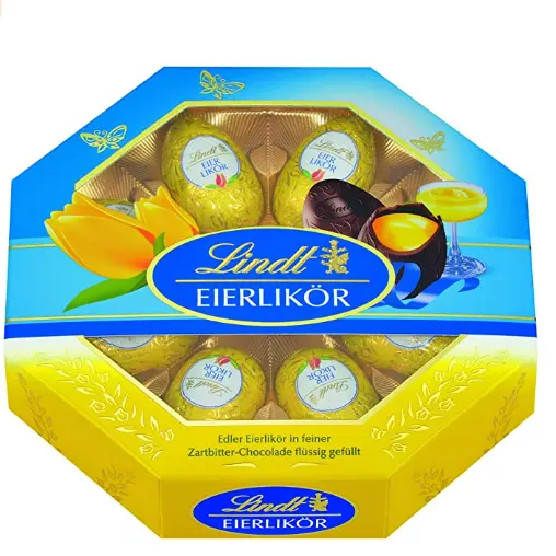 Lindt 瑞士莲 Eierlikör 酒心巧克力蛋 144g*4盒
