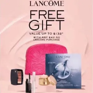 Bloomingdales：Lancome 兰蔻购满$42.5送5件套