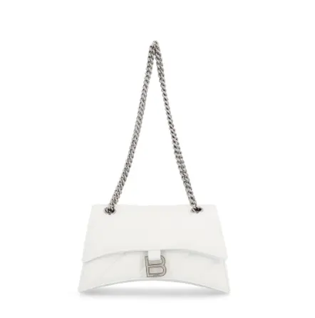 优势定价！Balenciaga 经典白色 Crush 单肩包