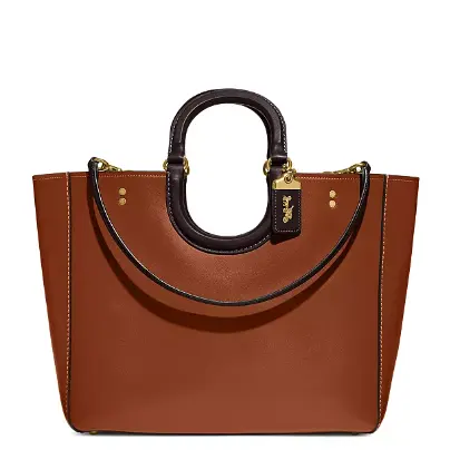 4月新款！COACH 蔻驰 Rae Color Blocked 中号托特包