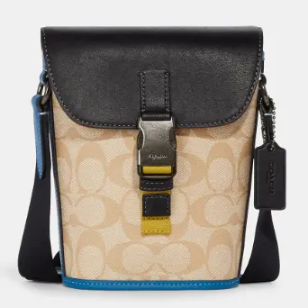额外8.5折！Coach 蔻驰 Track Small Flap 老花斜挎包