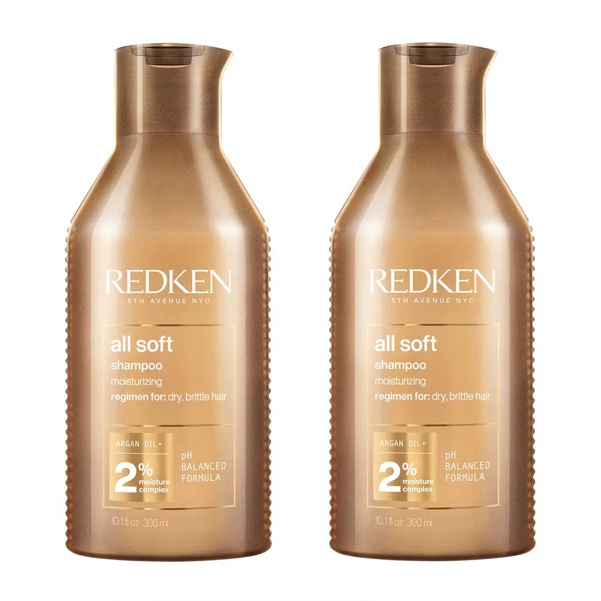 Redken 列德肯 全面柔顺防毛躁洗发水两瓶套装 2x300ml