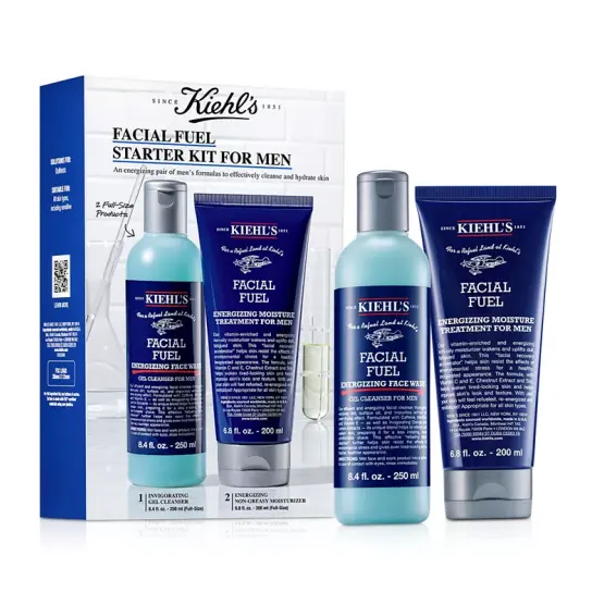 降价！KIEHL'S 科颜氏 男士护肤2件套 价值 $70
