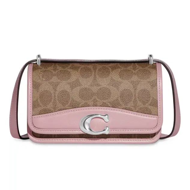 23新品降价！COACH 蔻驰 老花拼接斜挎包