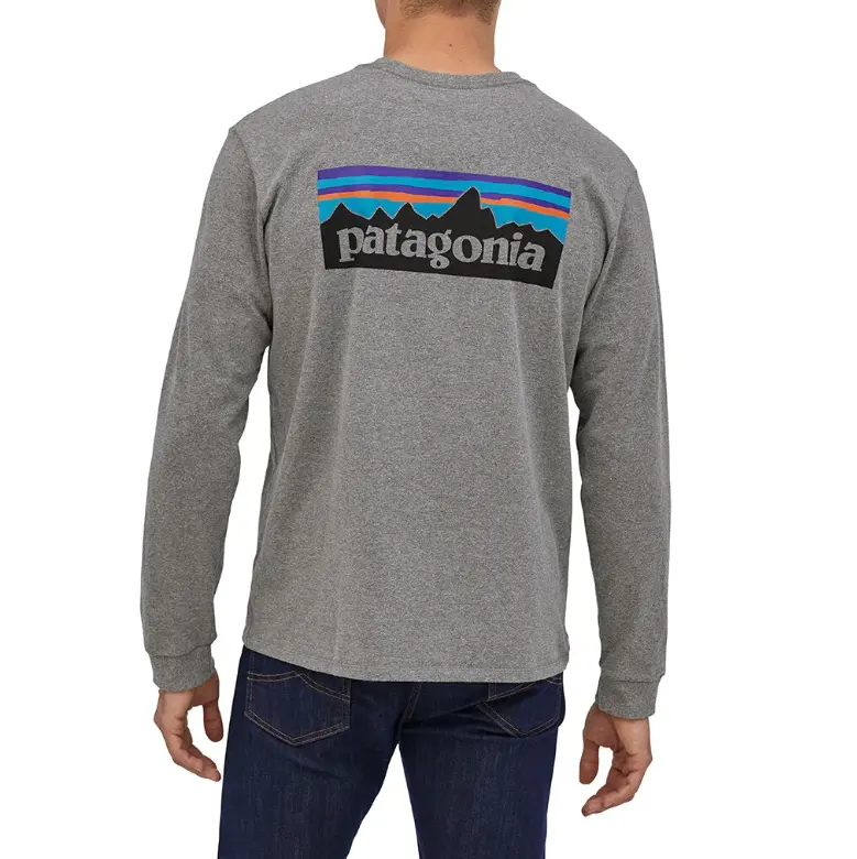 降价！Patagonia P-6 背后山峰 LOGO 男士T恤 多色可选