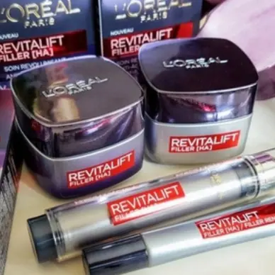L'Oreal Paris 欧莱雅 Revitalift Filler 面部护理套装（日霜50ml+晚霜50ml）