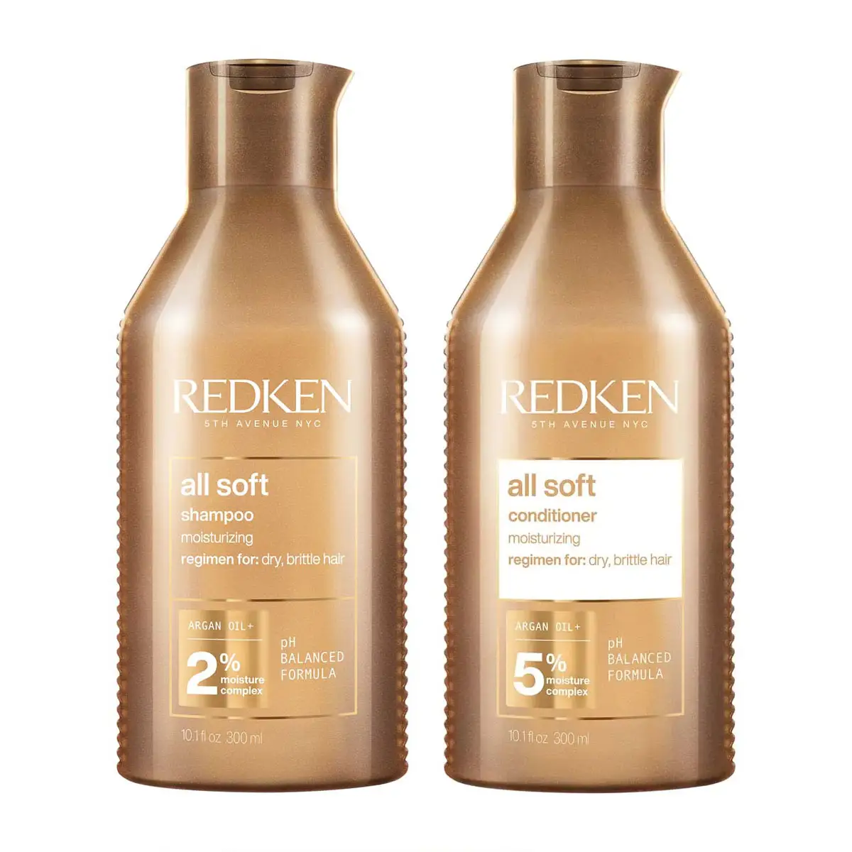Redken 列德肯 全面柔顺防毛躁洗发护发套装 2x300ml