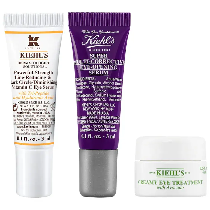 降价！Kiehl's 科颜氏眼部护肤套装（价值$44）