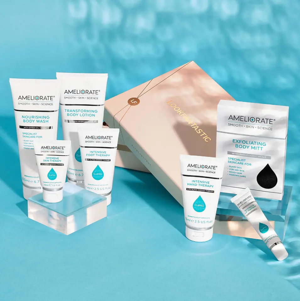 Lookfantastic 英站：Ameliorate 去鸡皮神器大促！去鸡皮身体乳/磨砂膏仅£5