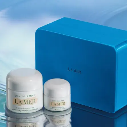 送4件套+浓缩精华！La Mer 海蓝之谜神奇面霜套装（60ml+15ml）