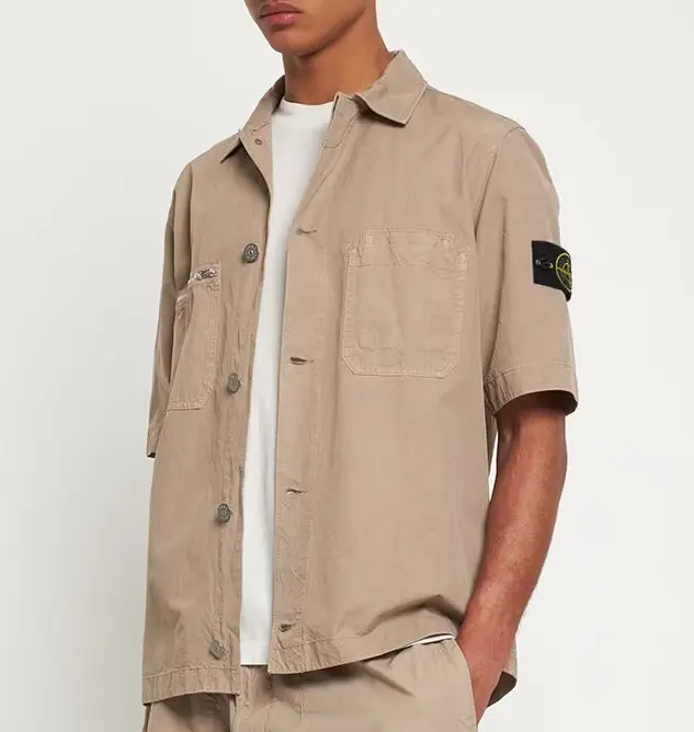 美站享定价优势！Stone Island Logo 徽标衬衫