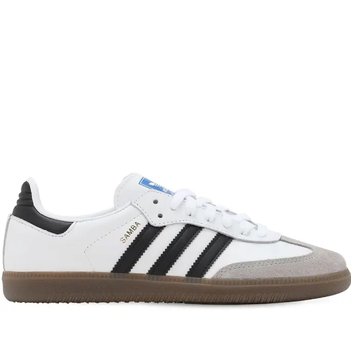 美站享定价优势！到处断码！Adidas Samba OG 白色运动鞋