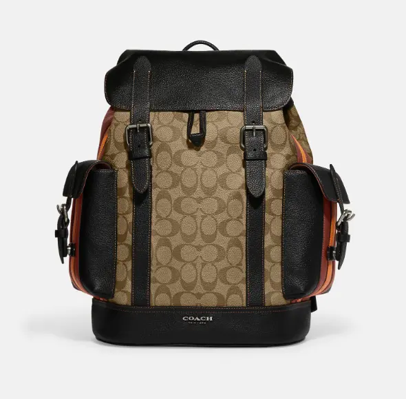 额外8折！Coach 蔻驰 Hudson 29 经典老花双肩包