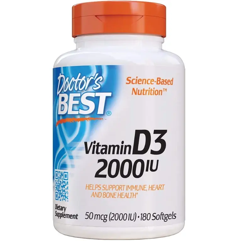 Doctor's Best 维生素D3软胶囊 2000IU*180粒