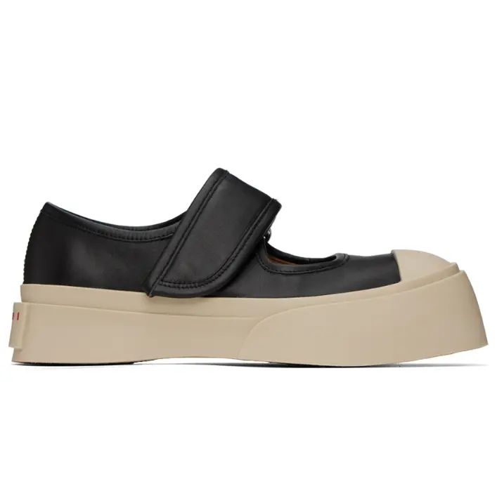 MARNI 黑色 Pablo 玛丽珍鞋