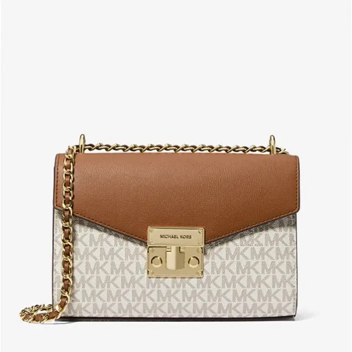 Michael Kors Rose 中号老花链条包