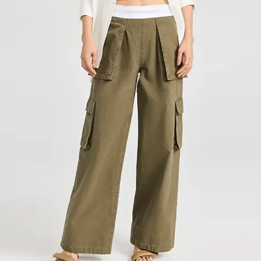 Alexander Wang 徽标松紧带工装裤