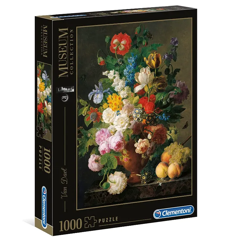 Clementoni 31415 博物馆系列拼图 花朵 1000片