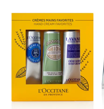 补货！L'Occitane  护手霜3件套