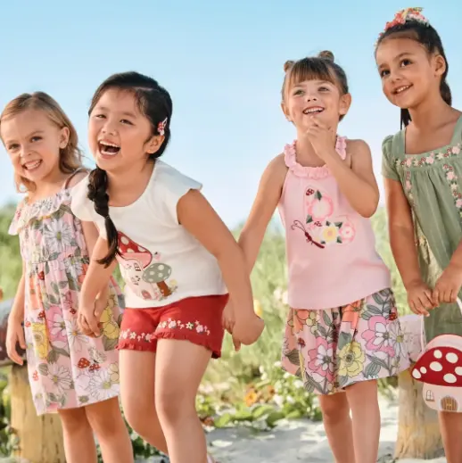 Gymboree：儿童节大促 夏日新款$12起