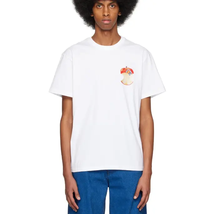 再降！JW ANDERSON 白色 Apple Core T 恤