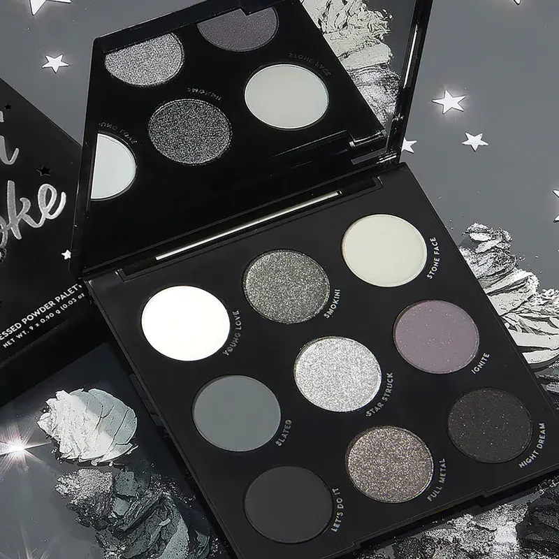 补货！ColourPop 卡拉泡泡 blowin' smoke 复古小烟熏九色眼影盘