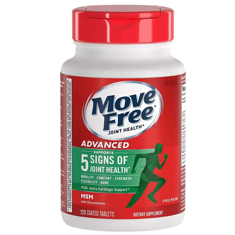 Move Free 绿盒维骨力关节炎止痛配方 120粒