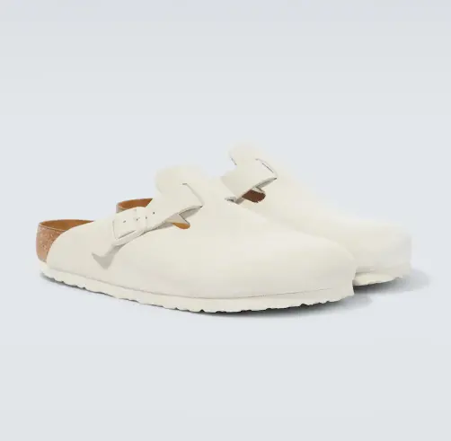 澳门站定价优势！Birkenstock Boston 麂皮凉鞋 男女皆可穿