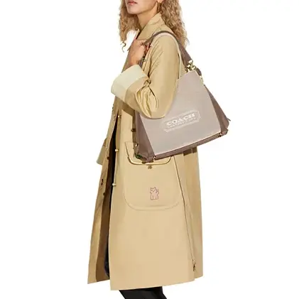 COACH 蔻驰 Badge Jacquard Dalton 31 单肩包