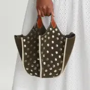 Tory Burch 汤丽柏琦 铆钉手提包