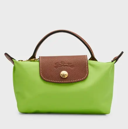 Longchamp 龙骧 Le Pliage 超可爱迷你托特包 青草绿