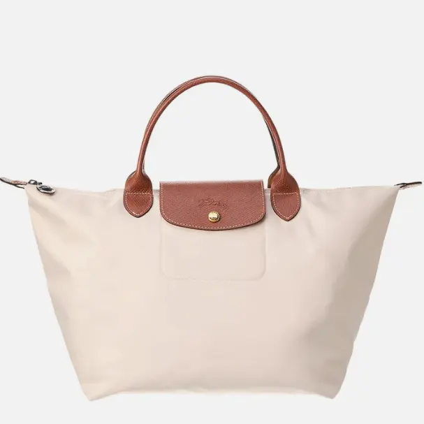 Longchamp 珑骧 Top Handle 浅色手拿包