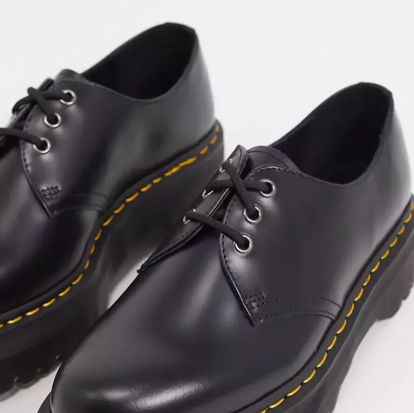 杨幂同款！Dr. Martens 1461 Quad 厚底3孔马丁靴