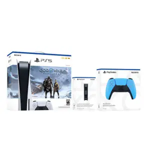 PlayStation 5《战神 诸神黄昏》主机套装+额外手柄+官方充电站