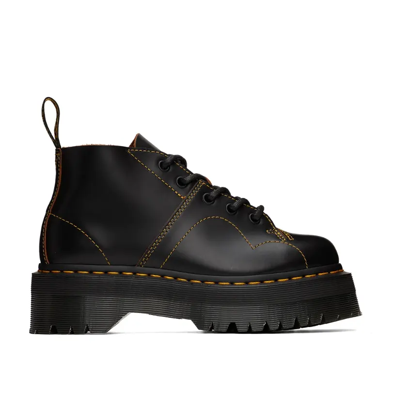再降！DR. MARTENS 黑色 Church Quad 踝靴