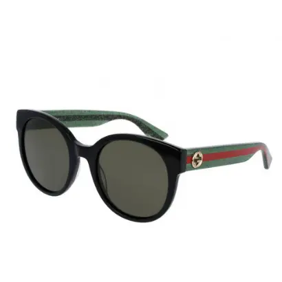 Gucci 古驰 亮黑色太阳镜 GG0035SN 002 54mm