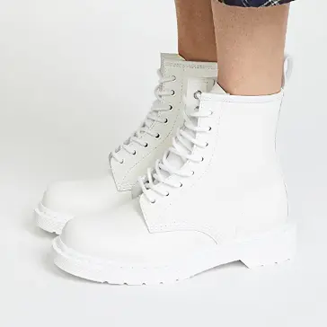 额外7.5折！Dr. Martens 马汀博士 1460 Mono 8 孔靴 奶油白