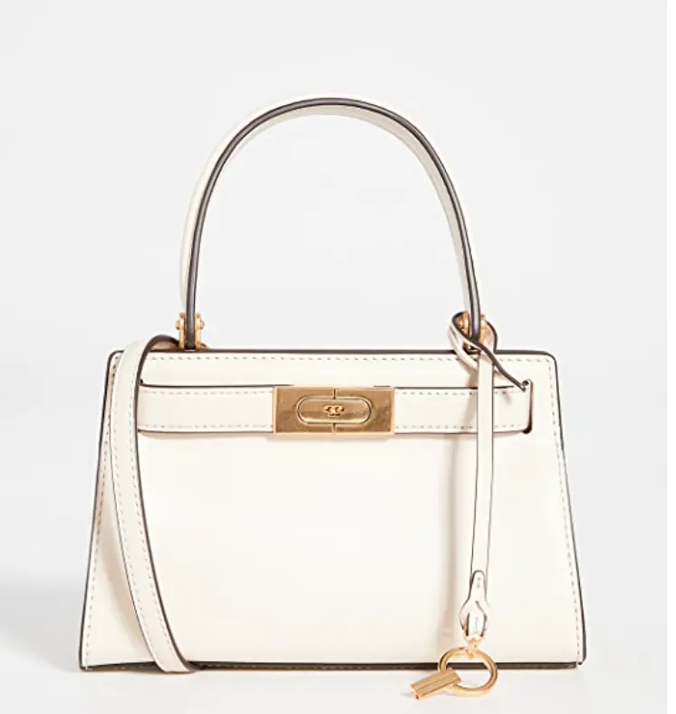 Tory Burch 新款 Lee Radziwill 白色手提包mini小号
