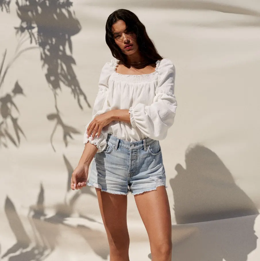 Nordstrom Rack 官网：精选 7 For All Mankind 服饰热卖 夏日短裤$14