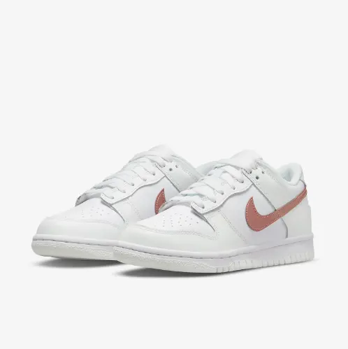 新品上市!Nike Dunk Low “玫瑰金” 大童款板鞋