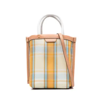 Tory Burch 汤丽柏琦 Perry Mini 格纹托特包