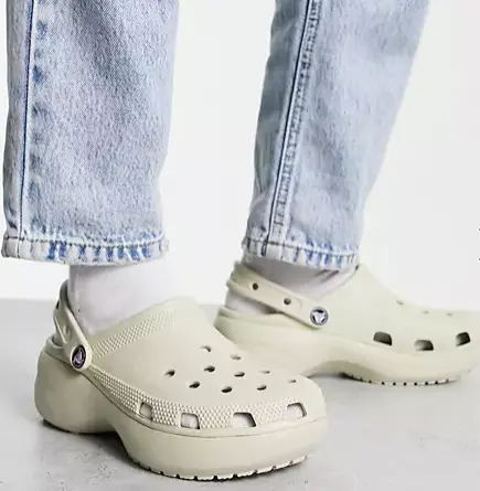 美站好价！Crocs 骨白色云朵洞洞鞋