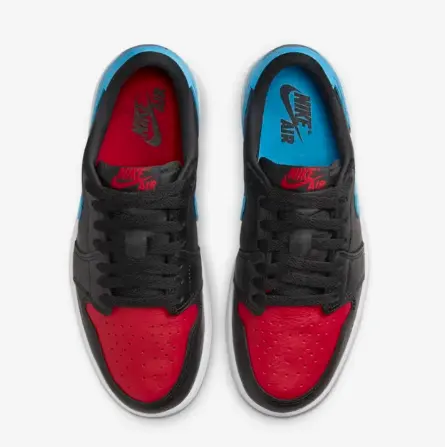 新品预告！Nike Air Jordan 1 Low OG 'NC to Chi' 女鞋 森林冰火人配色