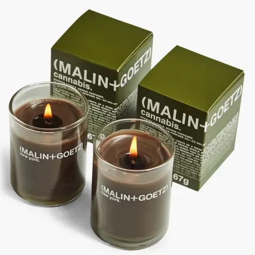 Malin+Goetz 马林狗子 蜡烛香薰套装 Cannabis 慵懒麻叶